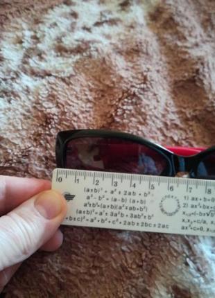 Солнцезащитные очки cardeo eyewear лисички оттеночные красные дужки6 фото