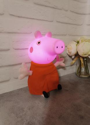 Іграшка для дітей свинка пеппа озвучена з підсвіткою
