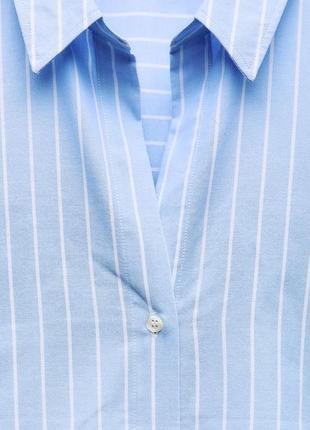 Полосатая рубашка-оксфорд5 фото