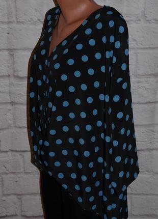Блуза з щільного шифону вільного крою "papaya woman"2 фото