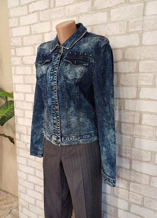 Фирменный only джинсовый пиджак/жакет в темно синем цвете, варенка, размер с-м4 фото