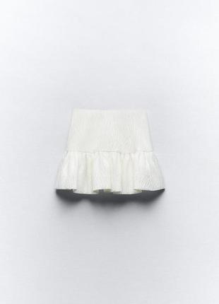 Объемная глитерная юбка-шорты6 фото