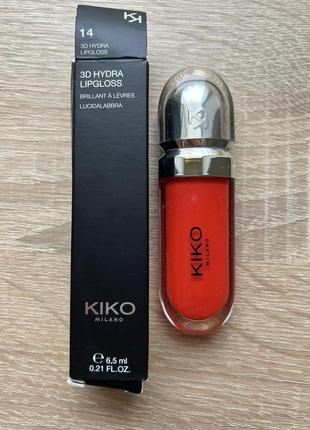 Блиск для губ kiko milano 3d hydra lipgloss 142 фото