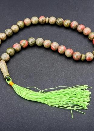 Четки яшма унакит гелиотроп