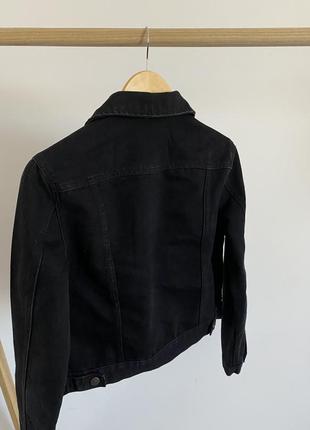 Джинсова куртка піджак чорна new look7 фото