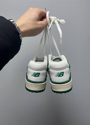 Нью беленс кросівки шкіряні new balance 550 'white green'10 фото