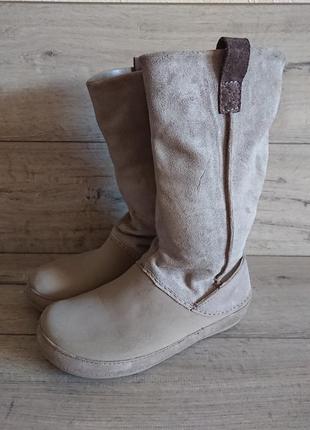 Сапоги сапожки крокс crocs berryessa w8 38 р 24,5см замш3 фото