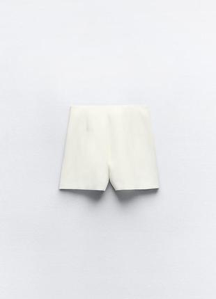Смокинговая юбка-шорты с разрезами6 фото