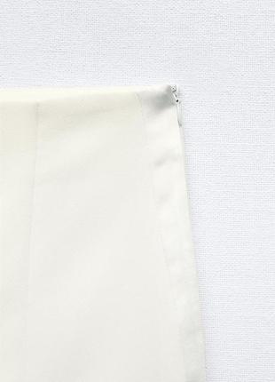 Смокинговая юбка-шорты с разрезами7 фото