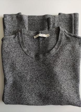 Джемпер jack&jones jprstory knit crew neck noose р. l чорно-сірий меланж2 фото