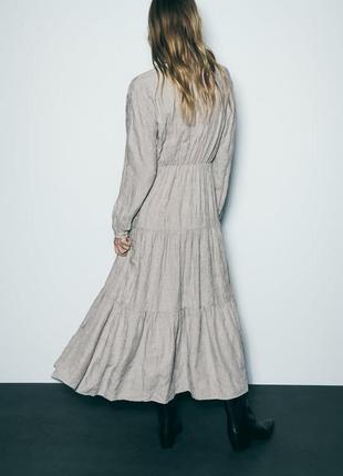 Zara -60% 💛 сукня етно вишита розкішна котон стильна s, м, l8 фото