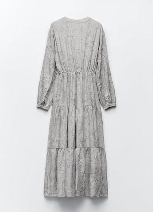 Zara -60% 💛 сукня етно вишита розкішна котон стильна s, м, l7 фото