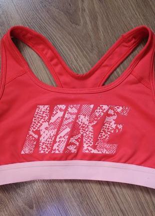 Спортивний топ бра nike pro classic logo women's dri fit sports bra2 фото