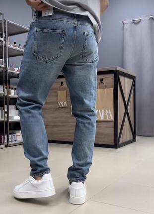 Чоловічі джинси zara slim fit taper 34/444 фото