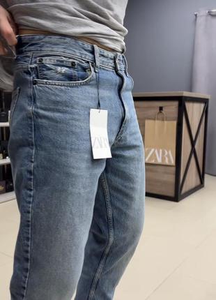 Чоловічі джинси zara slim fit taper 34/443 фото