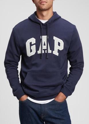 Худі  gap logo fleece hoodie tapestry navy 510981521
