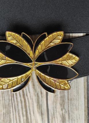 Оригинальный эластичный ремень, пояс цветок