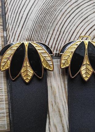 Оригинальный эластичный ремень, пояс цветок