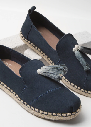 Эспадрильи (замшевая кожа) toms deconstructed alpargata suede