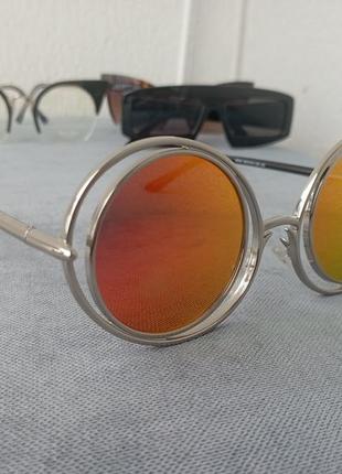Стильні окуляри круглі ленон2 фото