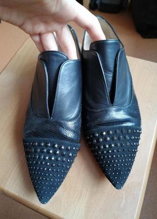 Лоферы черные туфли pura lopez2 фото