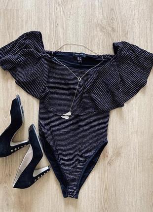Боді з рюшой2 фото
