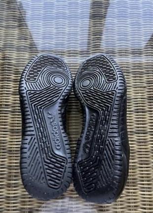 Кожаные кроссовки adidas оригинал черные5 фото