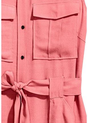 Рожеве плаття-сорочка hm 9