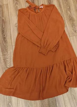 Оранжева сукня1 фото