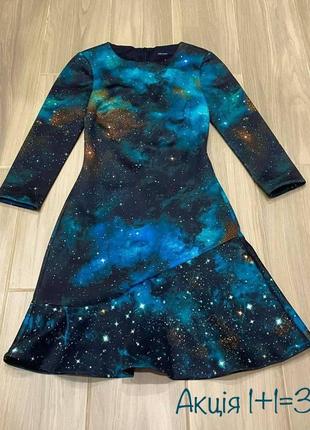 Акція 🎁 стильна сукня karen millen ladies green galaxy print