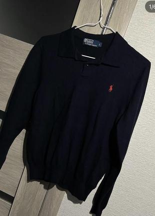 Шикарный кашемировый джемпер polo ralph lauren