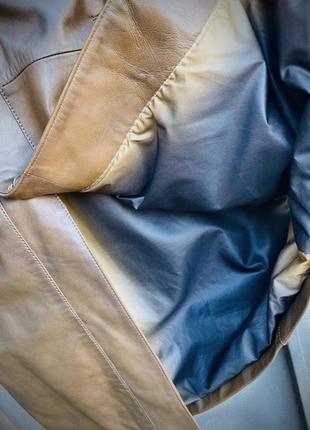 Кожаный плащ azzaro, френч, длинная куртка, кожаное пальто, шкіряний плащ.