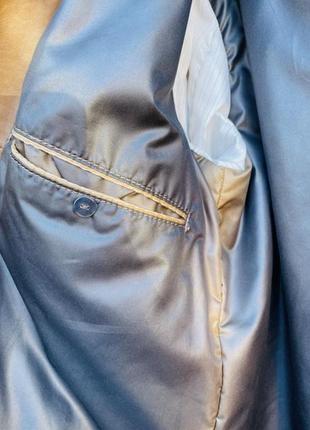 Кожаный плащ azzaro, френч, длинная куртка, кожаное пальто, шкіряний плащ.