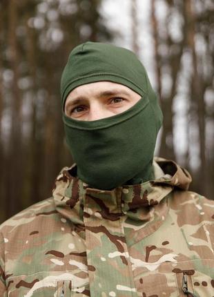Балаклава літня олива. тактична бойова балаклава хакі камуфляж