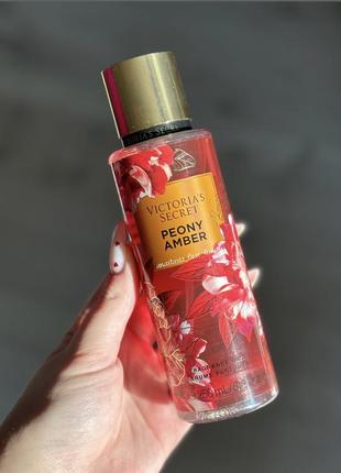 Спрей для тіла та волосся victoria’s secret peony amber