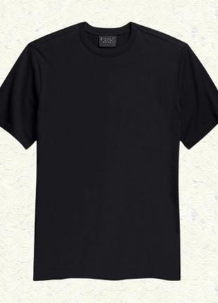 Футболка чоловіча чорна 100% бавовна р.46-s