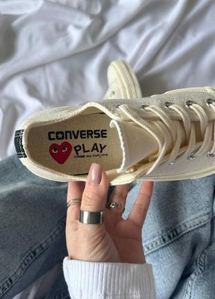 Кеди converse x comme des garcons play8 фото