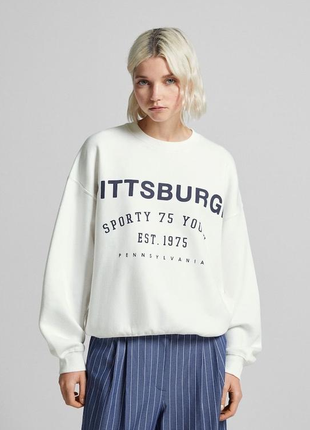 Світшот, толстовка bershka розмір l