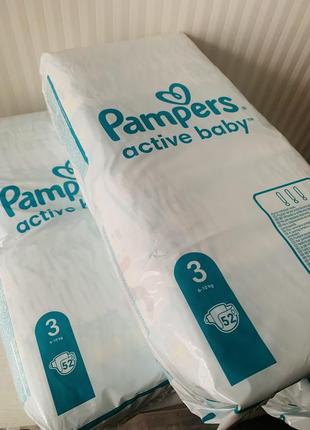 Pampers active baby 3