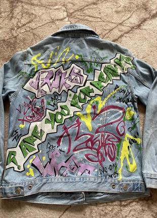 Вінтажна джинсовка top shop moto