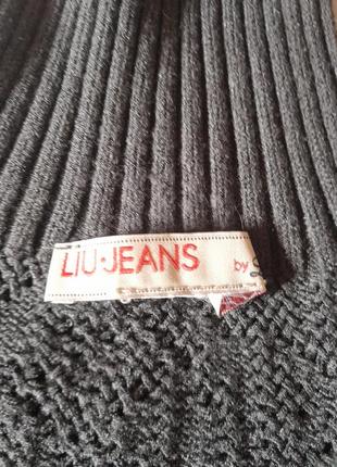 Гольф сірий liu jeans p. xs-s3 фото