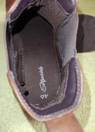 Чоловічі демісезонні ботинки черевики челсі екошкіра р.44-45/30,5см9 фото