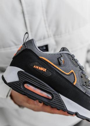 Nike air max 90 sun club grey orange.4 фото