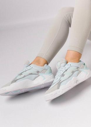 Жіночі кросівки adidas originals niteball ll turquoise white8 фото