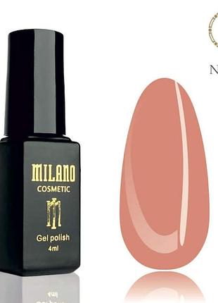 Гель лак для нігтів рожевий нюдовий milano №018 4 мл 2712000052252