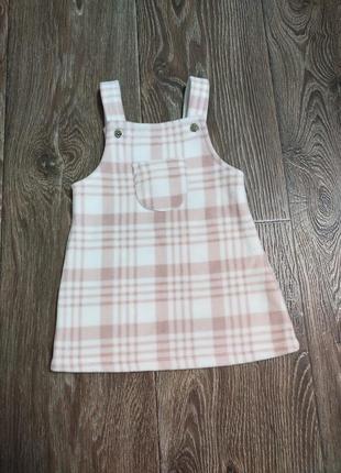 Дитячий теплий флісовий сарафан george 68-74