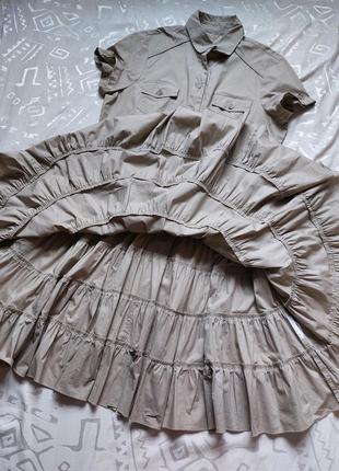 Гарна кремова сукня,плаття,yessica4 фото