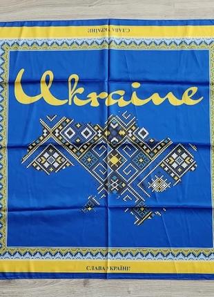Патріотичні українські хустки, хустка прапор, сувенір, жовто блакитна хустка, платок