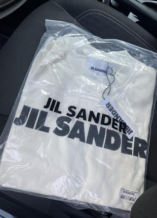 Футболка jil sander one size, унисекс, плотная в наличии6 фото