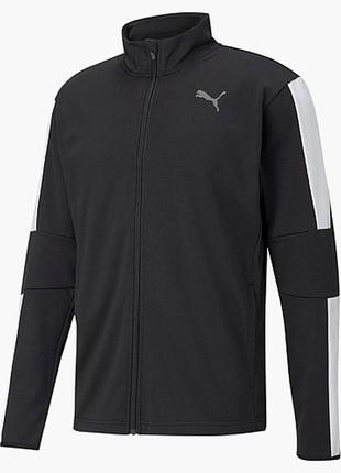Олимпійка puma blaster full zip jacket black 586279-01